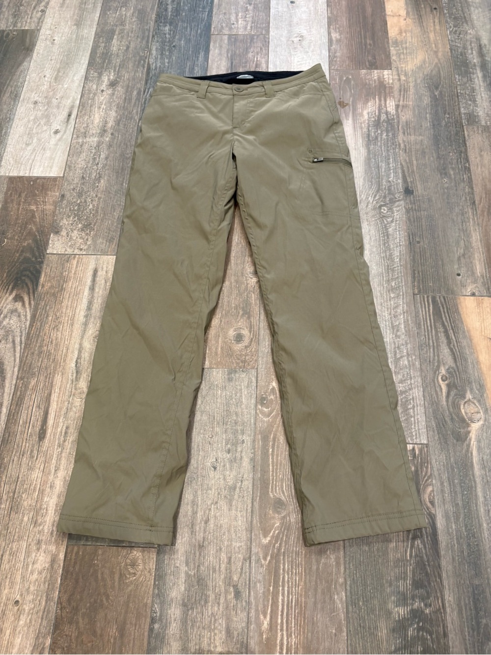 Eddie Bauer Rainier Women’s Fleece Lined Pants Soft Sz 6 Olive Khaki